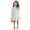R23-White, variant on RMGVDSD Girls Dresses Elegant Little Girl's Long Sleeve Shirt Dress Collar Layered Ruffle Tiered Dress School Casual Sundress 4-5 Years