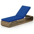 thumbnail image 1 of Gymax Chaise Lounge Chair w/ Adjustable Backrest Cushion & Storage Outdoor, 1 of 10