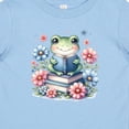 thumbnail image 4 of Inktastic Book Lover Reading Frog Librarian Girls Baby T-Shirt, 4 of 5