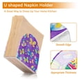thumbnail image 4 of Napkin Holder Colorful Butterflies Thick U Shape Acrylic Non Slip Space Saving for Kitchen, 4 of 9
