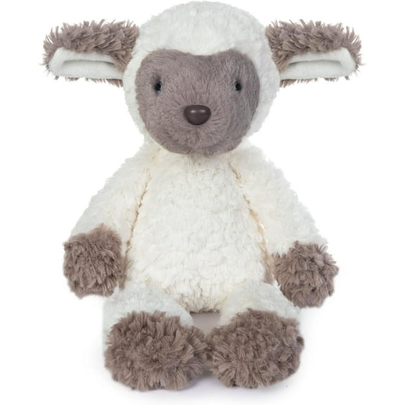Easter Stuffed Animal 8.6" Easter Plush Dark Brown Sheep Soft Toy Stuffed Animal Bedtime Gifts for Baby Kids Girls Boys