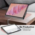 thumbnail image 2 of 11.5" Tablet Case with Stand Function, Heat Dissipation Leather Cover, Rose Gold for Universal 11.5-inch Tablets, 2 of 4