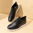 thumbnail image 6 of BURUDANI Men's MaxFlex Dress Sneakers Oxfords Casual Wingtip Brogue Shoes, 6 of 7