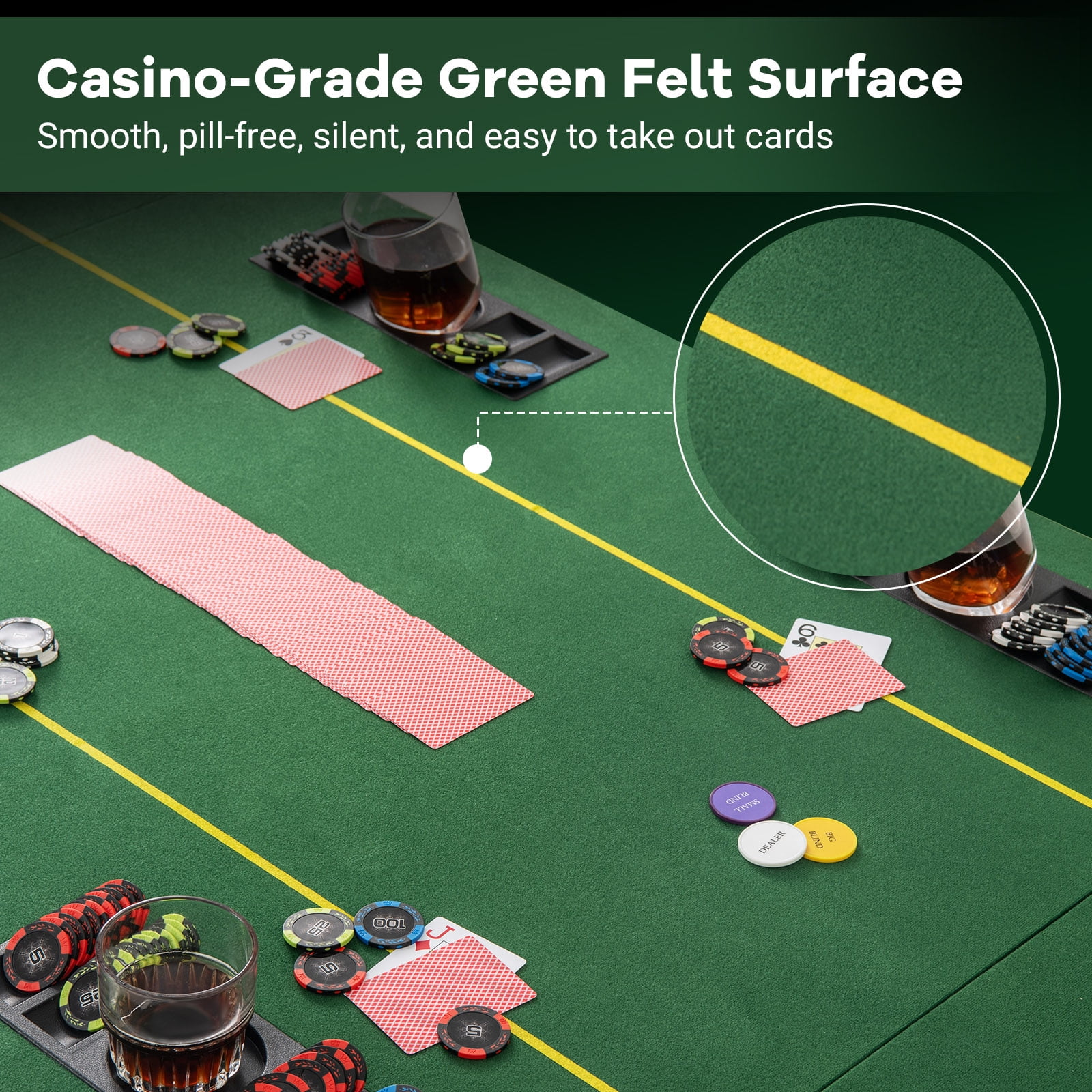 ポーカーテーブル ポーカーテーブル ポーカーマット テキサスホールデムレイアウト