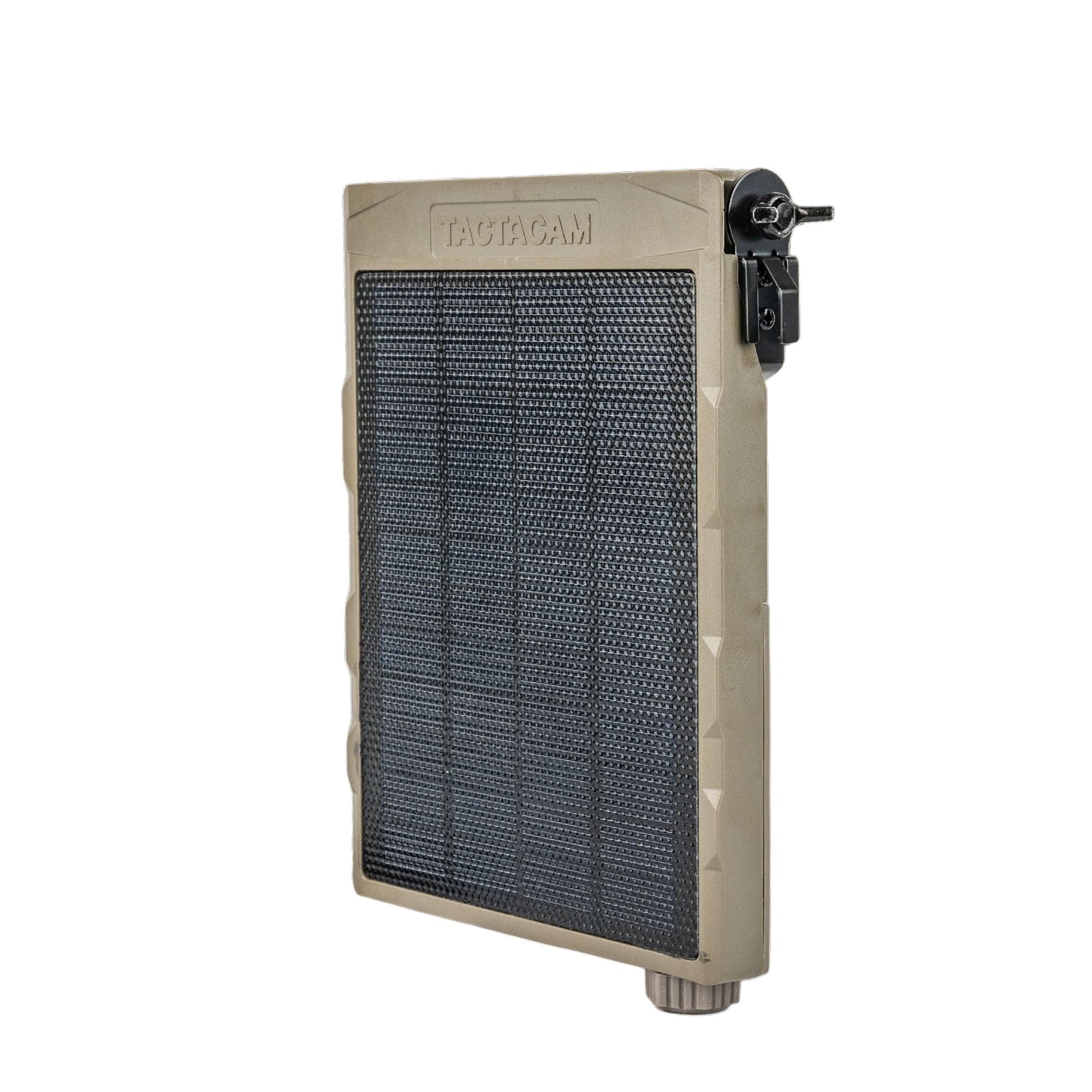 Reveal by Tactacam External Solar Panel – 12V Solar Charger for Cellular Trail Cameras, Long-Lasting Power for Hunting & Remote Property Monitoring