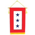 thumbnail image 2 of Military Service Flag - Three Blue Stars, 2 of 4