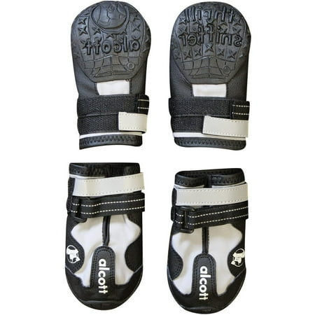 UPC: 0849910122200 | Alcott Explorer Adventure Dog Boots Grey Black