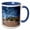 Blue/White, variant on 3drose, Washington Artillery Park in New Orleans, 11oz Mug