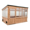 thumbnail image 2 of Backyard Discovery Zalie 11' x 7' Cedar Wood and Polycarbonate Greenhouse Kit, PowerPort, 2 of 16