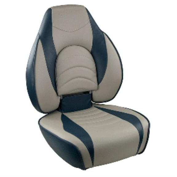 Springfield Fish Pro High Back Folding Seat - Blue/Grey