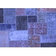 thumbnail image 1 of Ahgly Company Indoor Rectangle Patchwork Blue Transitional Area Rugs, 2' x 4', 1 of 4