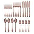 thumbnail image 2 of Cambridge Poet PVD Copper Satin 18/0 20-Piece Flatware Set, 2 of 5