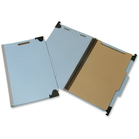UPC: 0071503290809 | SKILCRAFT NSN6216200  1-Divider Hanging Classification Folders  5 Per Box  Light Blue