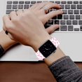 thumbnail image 5 of Correa De Reloj Teñida Con Estampado De Leopardo Y Mármol De Vaca Rosa, Compatible Con Apple Watch De 38 Mm, 40 Mm, 41 Mm, 42 Mm, 44 Mm, 45 Mm, 49 Mm, Para Mujeres Y Hombres, Regalos, Pulseras Deporti, 5 of 5