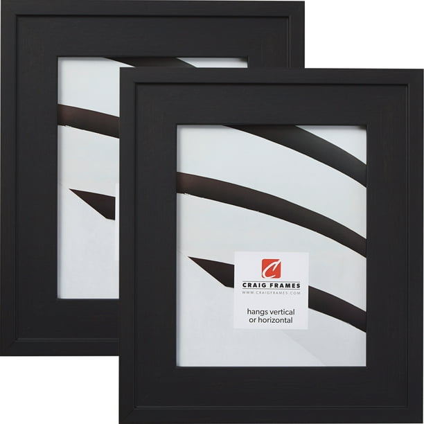 Craig Frames Marshall Step Composite, Wide Black Coffee Picture Frame