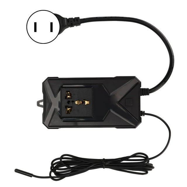 Aquarium Temp Controller, Real Time 2 Display Modes Gentle Rising Sensitive 110-220V Fish Tank Thermostat for Breeding EU Plug,US Plug,UK Plug