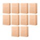 thumbnail image 1 of 10 bolsas de papel Kraft reutilizables, bolsas de papel Kraft, bolsas de compras, caja de papel Kraft impermeable a prueba de aceite para tienda de 25cmx14cmx33cm Gloria bolsas de papel kraft, 1 of 9