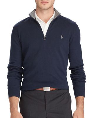 ralph lauren quarter zip sweater