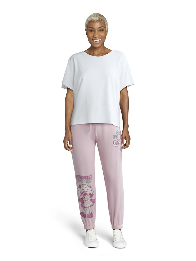 Strawberry Shortcake Women's Graphic Jogger Pants, 29