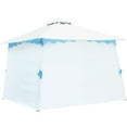 thumbnail image 2 of Topbuy 2 Tier 10'x10'Patio Steel Gazebo Outdoor Canopy Tent Steel Frame Shelter Awning W/Side Walls for Patio Yard Garden, 2 of 9
