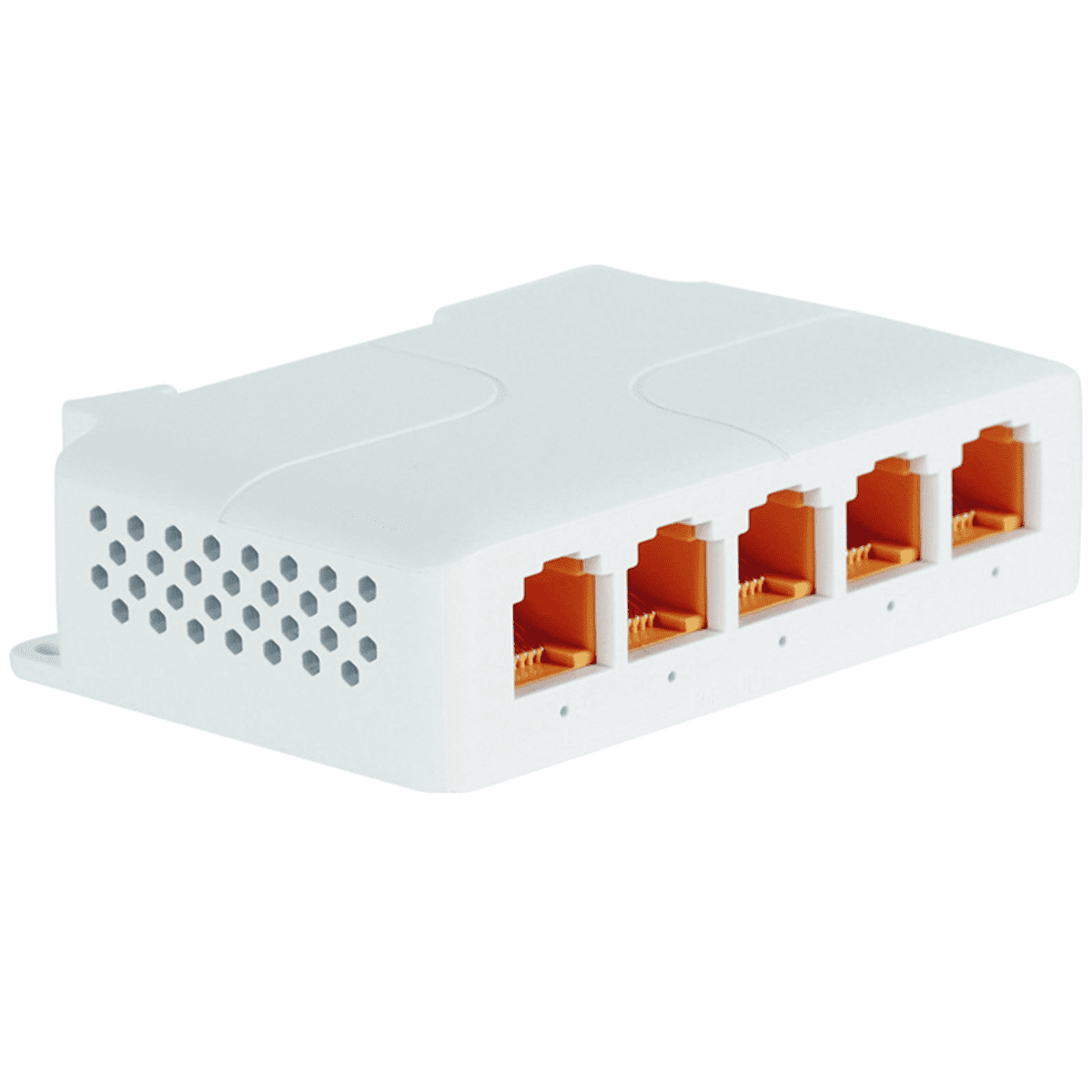 3Pcs 5 Port Gigabit POE Extender 100/1000Mbps 1 in 4 Out PoE Repeater DIN Rail for 48V Camera Wierless AP CCTV