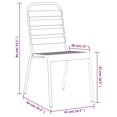 thumbnail image 4 of vidaXL 11 Piece Garden Dining Set Anthracite Steel, 4 of 5
