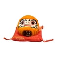 thumbnail image 4 of Alcancía Daruma de cerámica, artesanía, estatua, figura japonesa, decoración de escritorio, ahorro naranja, 4 of 9