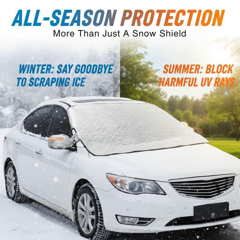 Car Windshield Protector Cover, Magnetic Windshield Cover, for Cars ...