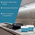 thumbnail image 3 of Powerful Burnt Residue Remover Paste For Cookware, 9.17OZ Pot Cleaner For Bottom Of Pans, Removes Stubborn Stains, For Stainless Steel & Non-Stick Pans (2 PCS), 3 of 7