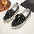 thumbnail image 3 of Tawop Orthopedic Shoes for Women Slip On Flat Loafer Black Size 5, 3 of 7