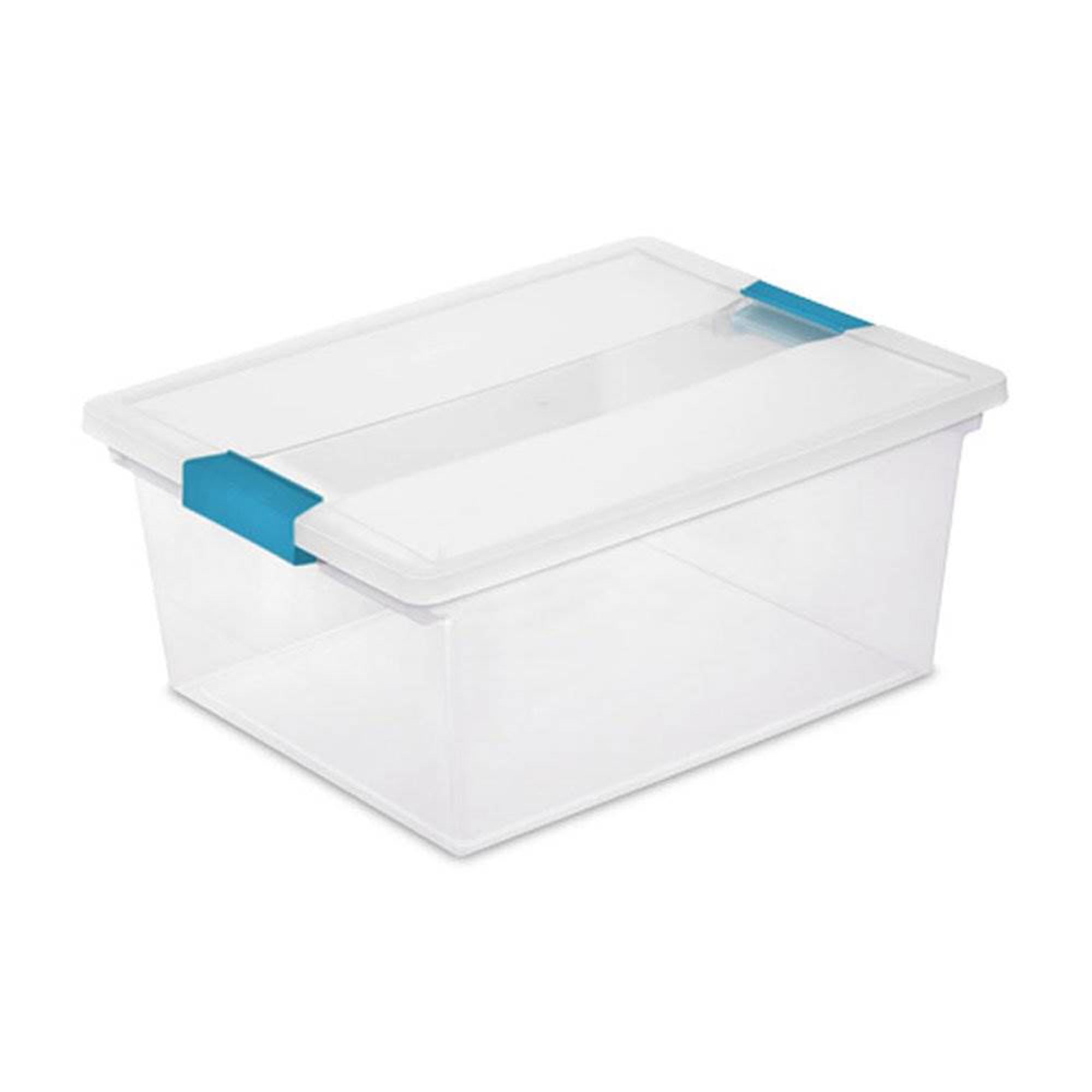 Plastic Storage Container Clear Stackable With Lid FREE SHIPPING 