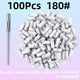 thumbnail image 4 of 100 Brocas Pequeñas de Lija (Grano 180 ), Brocas para Uñas, Banda de Lija, Brocas para Uñas, Brocas de Mandril de 3,1 mm., 4 of 5