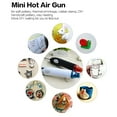 thumbnail image 3 of HIBIBUD 300W Portable Handheld Heat Gun for Crafts Embossing,Shrink Wrapping,Drying Paint,Clay,White, 3 of 7