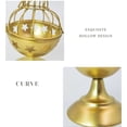 thumbnail image 2 of CEHVOM Pillar Candle For Dining Table Decorative Metal Candlestick Holders Star Hollow-Out, 2 of 6