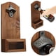 thumbnail image 3 of Abridor de botellas de madera montado en la pared Abridor de botellas de madera vintage para bar, cocina, patio, abridor de botellas de pared, abridor de botellas, bar, regalo de cerveza, 3 of 7