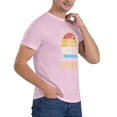 thumbnail image 5 of Dad Bike Rider & Cyclist Father'S Day Men'S Basic Short Sleeve T-Shirt Pink 4x-Large, 5 of 5