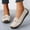 Beige, variant on OWUUcdse Losfers for Women, Slip-on Soft Sole Casual Lightweight Flat Shoes Beige Size 9