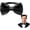 Black, variant on Men's Pre Tied Adjustable Bow Ties for Men Women Boys Necktie Bow Tie Wedding Party Concerts