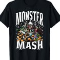 thumbnail image 1 of T-Shirt Rétro Monster Mash Halloween Drôle Monstre Effrayant Femmes Hommes,, 1 of 5
