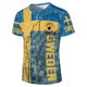 thumbnail image 1 of Camiseta de verano para hombre, ropa informal con estampado de pintura de tinta pintada a mano, directa de fábrica, 1 of 4