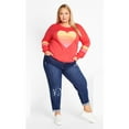 thumbnail image 2 of Avenue Women's Plus Size Rainbow Bright Sweater, 2 of 2