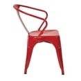 thumbnail image 3 of OSP Home Furnishings Metal Chair (4-Pack) (White), 3 of 3