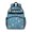 Cat Butt and Fishbone Blue Pattern, variant on Cat Butt and Fishbone Blue Pattern Cute School Backpack Bag for School with Padded Back and Adjustable Shoulder Straps 15.25"x11.5"x5.25"