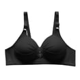 thumbnail image 2 of Nfurl Wireless Bras for Women Adjustable Strap Push up Full Coverage Bralettes Molded Cup Comfortable Everyday Bras Black,42, 2 of 5