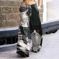 thumbnail image 2 of Pantalones deportivos holgados, informales, retro, con cordón y pernera ancha, estampados y bolsillos para mujer, 2 of 5