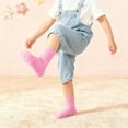 thumbnail image 4 of Aofany Toddler Socks Girls And Boys Solid Color Non-Slip Socks For 1-8T Comfortable Mid-calf Socks for Kids Boys Girls, 4 of 5