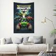 thumbnail image 2 of Wall Hanging Decoration Tapestry, Monster Truck Jam Art Poster For Living Room Home Decor 60x40 Inches, 2 of 8