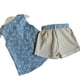 thumbnail image 3 of Guardurnaity Conjunto de 2 piezas para niños, chaleco para bebé, pantalones cortos, ropa de verano para niñas conjuntos de ropa Azul claro 100cm Guardurnaity AP002978-02, 3 of 6
