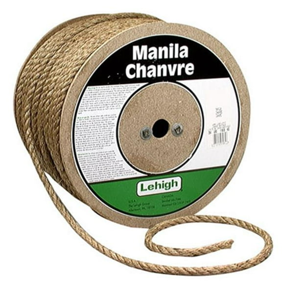 Lehigh Group .63in. X 140 ft. Manila Twisted Polypropylene Rope FPB582