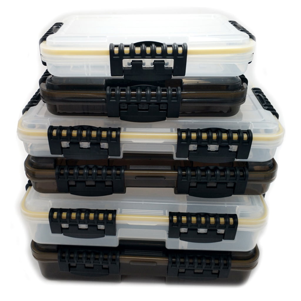 ANXPTIME Waterproof Fishing Tackle Box Fishing Hooks Storage Trags Tackle Organizers Box